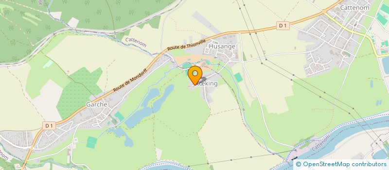 localisation de l'entreprise SCI LES MIMOSAS DE KOEKING à THIONVILLE