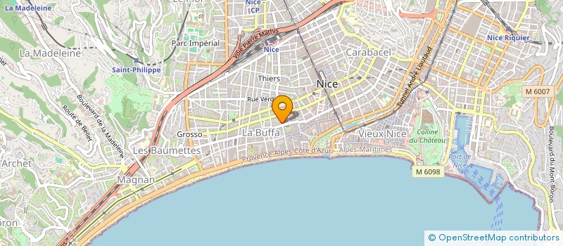 localisation de l'entreprise SCI LES MIMOSAS DU LOUP  NICE