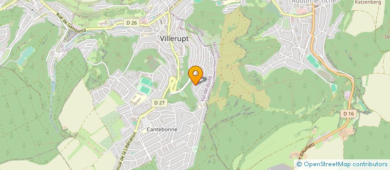 localisation de l'entreprise SCI LES MINEAUX  VILLERUPT