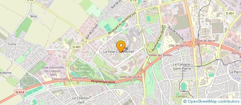 localisation de l'entreprise SCI LES MINES  CAEN