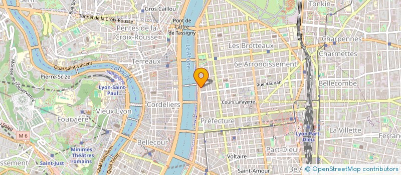 localisation de l'entreprise SCI LES MINES DE KALI  LYON