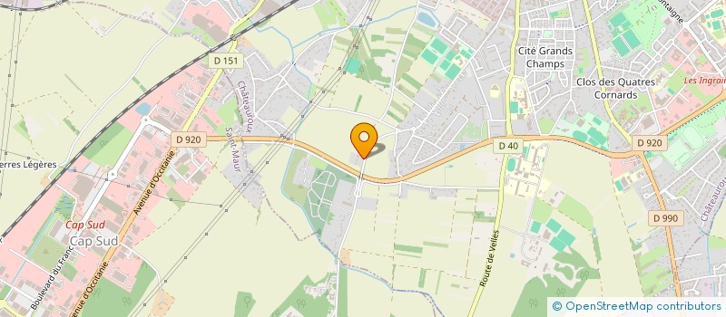 localisation de l'entreprise SCI LES MINICHEFS à CHATEAUROUX
