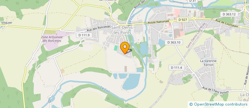 localisation de l'entreprise SCI LES MINIERES à SAINT-DENIS-LANNERAY