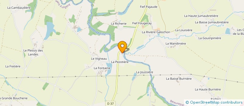 localisation de l'entreprise SCI LES MINIKAT  SAINT-FULGENT