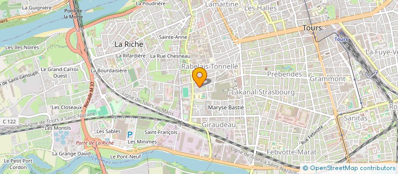 localisation de l'entreprise SCI LES MINIMES  TOURS