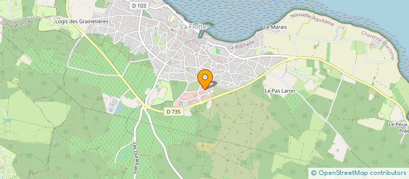 localisation de l'entreprise SCI LES MINITTES  LA FLOTTE