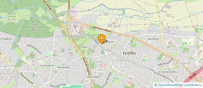 localisation de l'entreprise SCI LES MINONS  EYSINES