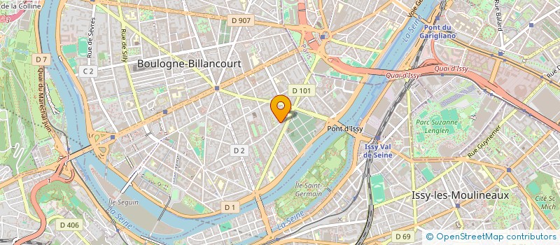 localisation de l'entreprise SCI LES MINUSCULES à BOULOGNE-BILLANCOURT