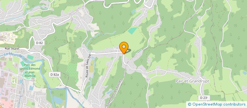 localisation de l'entreprise SCI LES MIRABELLES à SAINT DIE DES VOSGES