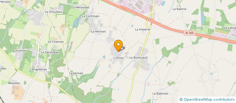 localisation de l'entreprise SCI LES MIRABELLES  BOUEE