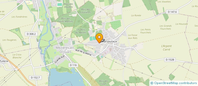 localisation de l'entreprise SCI LES MIRABELLES à MEZIERES-EN-DROUAIS