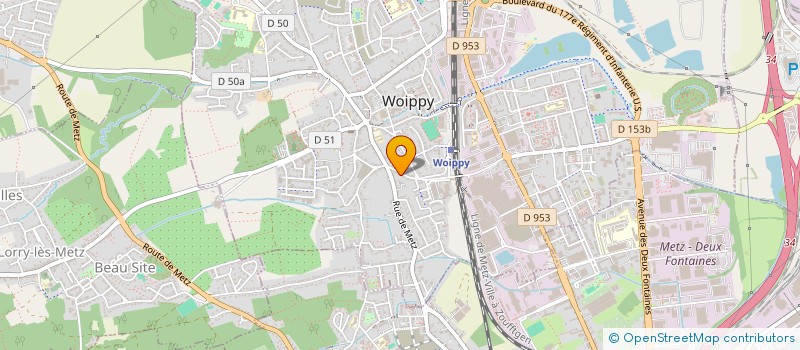 localisation de l'entreprise SCI LES MIRABELLES à WOIPPY