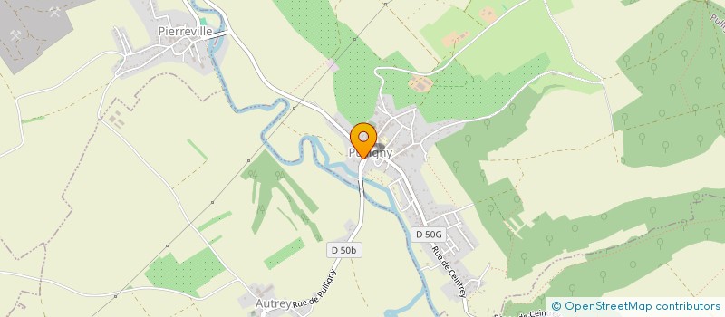 localisation de l'entreprise SCI LES MIRABELLES  PULLIGNY