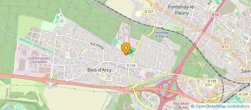 localisation de l'entreprise SCI LES MIRABELLESI  BOIS-D'ARCY