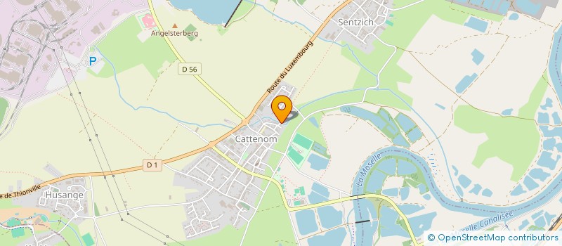 localisation de l'entreprise SCI LES MIRABELLIERS  EVRANGE