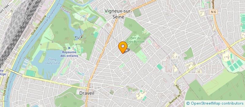 localisation de l'entreprise SCI LES MIRADORES à DRAVEIL