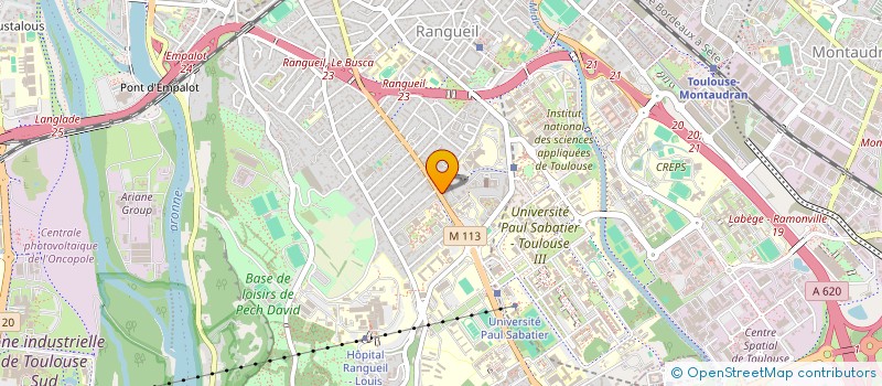 localisation de l'entreprise SCI LES MIRANDOLES à TOULOUSE