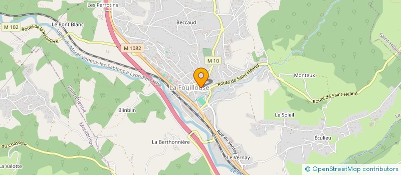 localisation de l'entreprise SCI LES MIRATBELLES  LA FOUILLOUSE