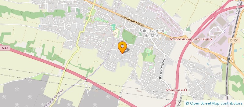 localisation de l'entreprise SCI LES MIRAUDS  SAINT-LAURENT-DE-MURE