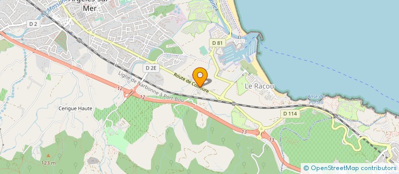 localisation de l'entreprise SCI LES MIROIRS à ARGELES-SUR-MER