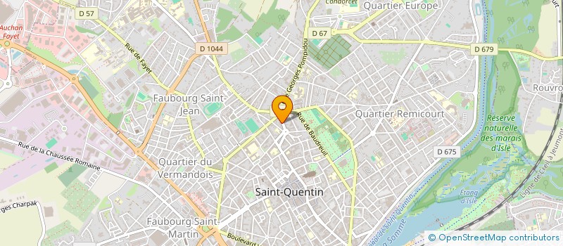 localisation de l'entreprise SCI LES MIROIRS D APOLINE à SAINT-QUENTIN