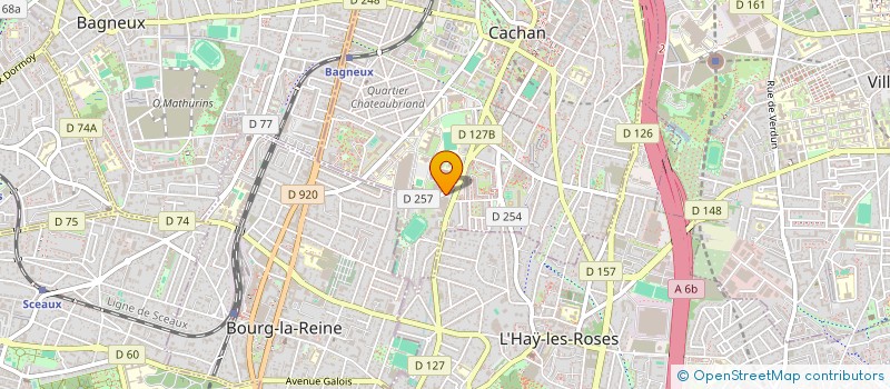 localisation de l'entreprise SCI LES MISSIONNAIRES DE L'EPE-M  CACHAN