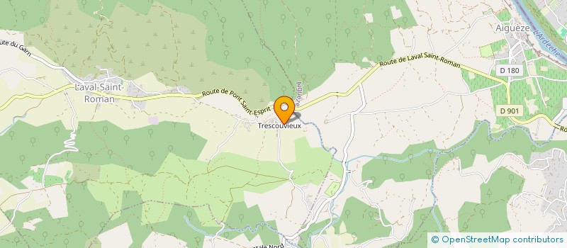 localisation de l'entreprise SCI LES MOBS  LAVAL-SAINT-ROMAN