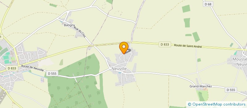 localisation de l'entreprise SCI LES MOHICANS  BREVILLE-SUR-MER