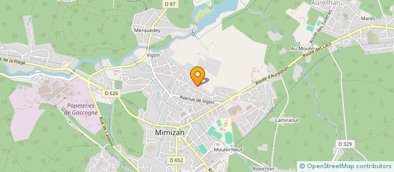 localisation de l'entreprise SCI LES MOHICANS  MIMIZAN