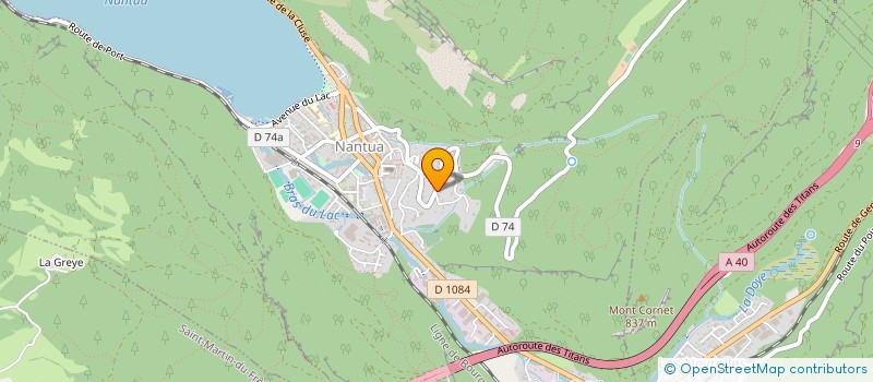 localisation de l'entreprise SCI LES MOILNEUD à NANTUA
