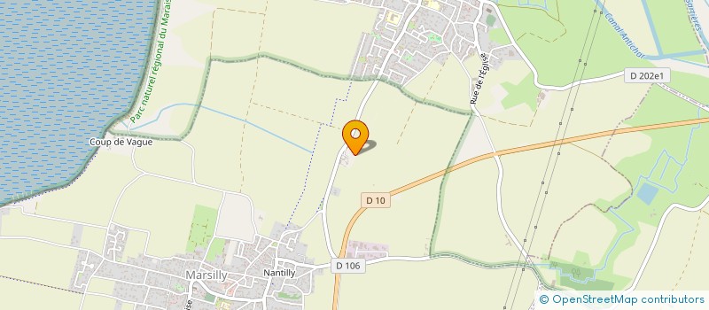 localisation de l'entreprise SCI LES MOINDREAUX  MARSILLY