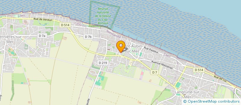 localisation de l'entreprise SCI LES MOINEAUX  SAINT-AUBIN-SUR-MER