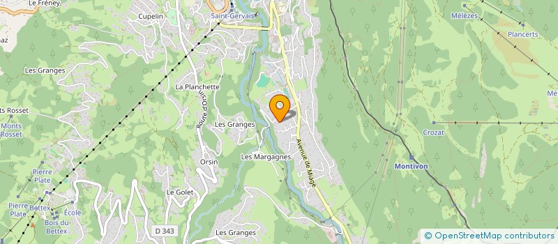 localisation de l'entreprise SCI LES MOINES  SAINT-GERVAIS-LES-BAINS