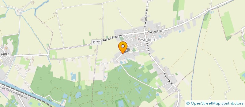 localisation de l'entreprise SCI LES MOISSONS  FESTUBERT