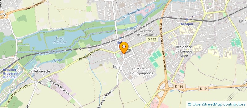 localisation de l'entreprise SCI LES MOLIERES  EGLY