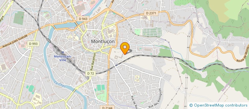 localisation de l'entreprise SCI LES MOLIERES à MONTLUCON