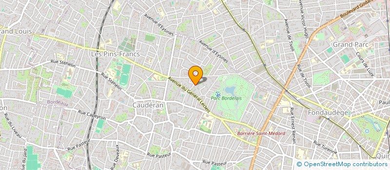 localisation de l'entreprise SCI LES MOLLIERES  BORDEAUX