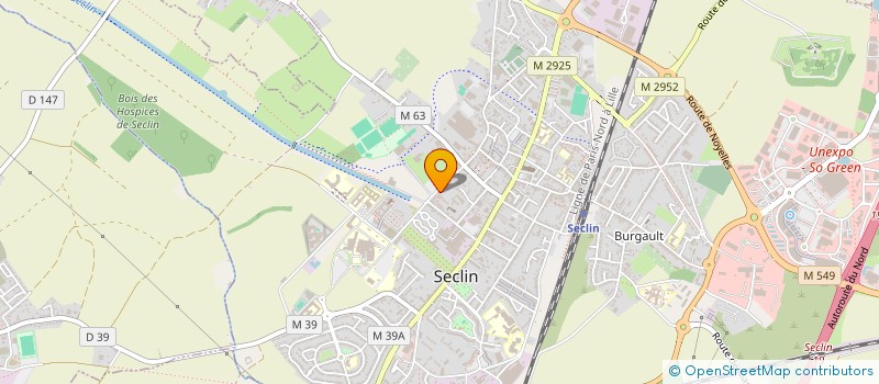localisation de l'entreprise SCI LES MOMES à SECLIN