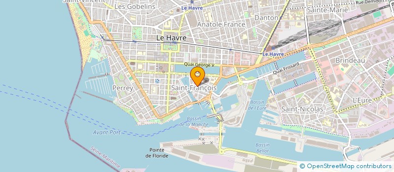 localisation de l'entreprise SCI LES MONDES DE GINETTE à LE HAVRE