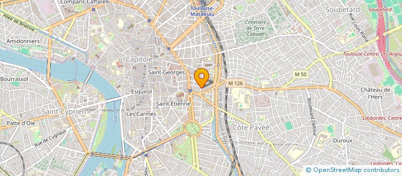 localisation de l'entreprise SCI LES MONGES SAINT ANTONIN  TOULOUSE