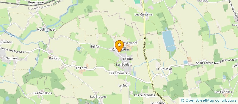 localisation de l'entreprise SCI LES MONTAGNES à CHAVEYRIAT