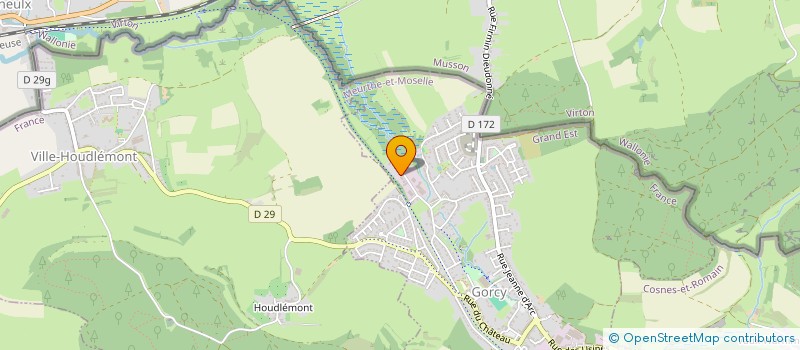 localisation de l'entreprise SCI LES MONTANTS  GORCY