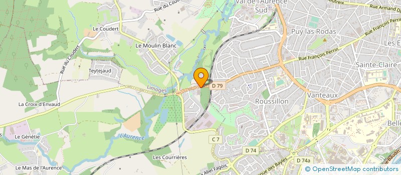 localisation de l'entreprise SCI LES MONTEES  ISLE