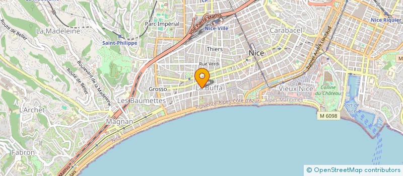 localisation de l'entreprise SCI LES MONTHIEUX à NICE