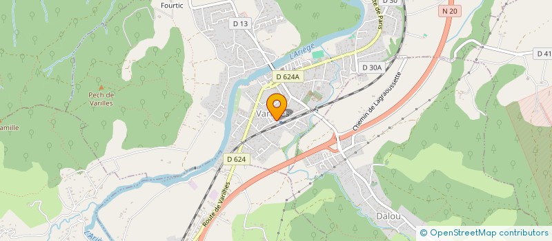 localisation de l'entreprise SCI LES MONTILLES à VARILHES