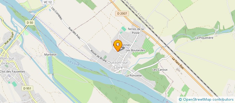 localisation de l'entreprise SCI LES MONTILLOTS à BRIARE