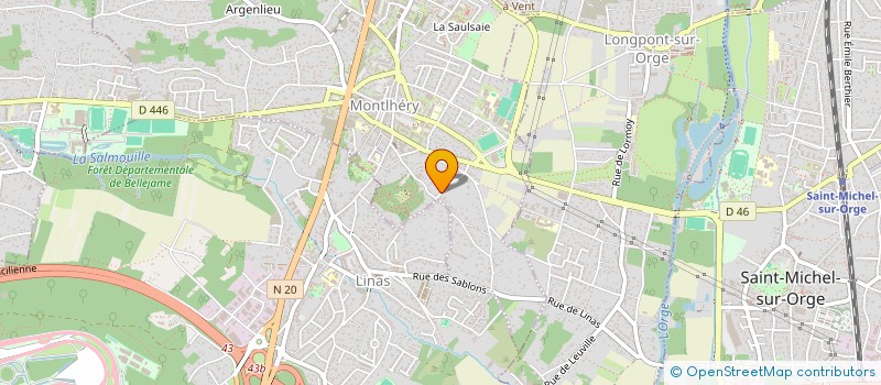 localisation de l'entreprise SCI LES MONTJOIE à LINAS