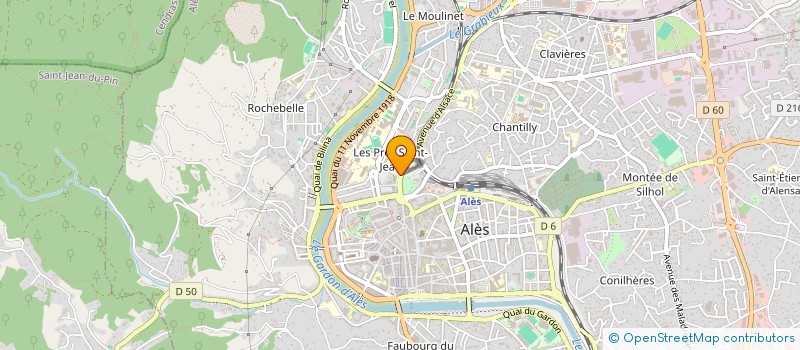 localisation de l'entreprise SCI LES MONTS  ALES