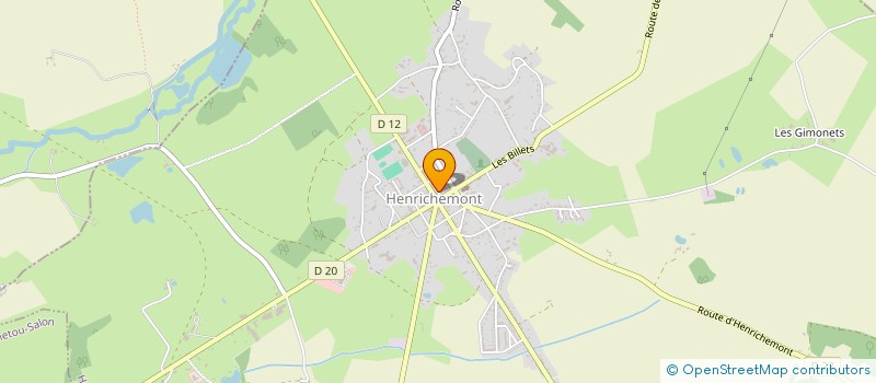 localisation de l'entreprise SCI LES MONTS  HENRICHEMONT
