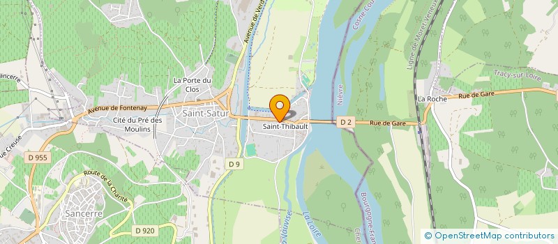 localisation de l'entreprise SCI LES MONTS DAMNES  SAINT-SATUR